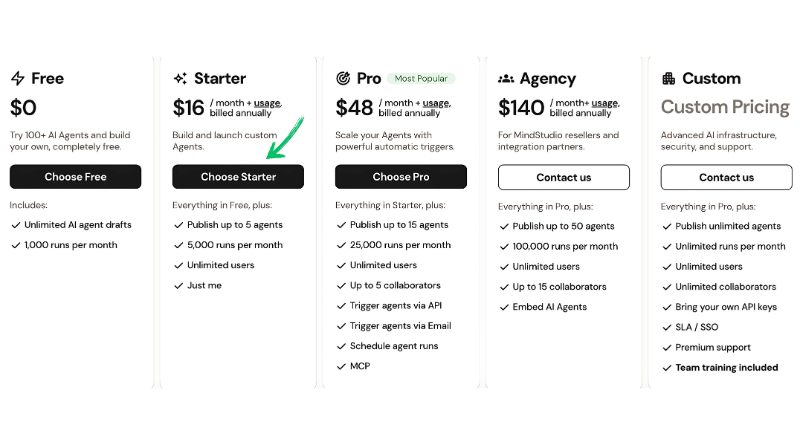 MIND STUDIO pricing